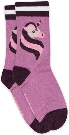 Melton Unicorn Socks BLOSSOM GRAPE 23/26