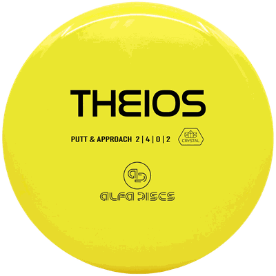 Crystal Line Putter Theios Frisbeegolf Yellow 173 176g