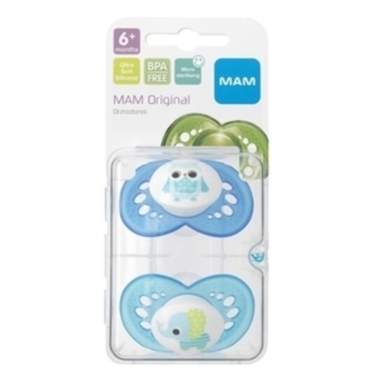 MAM Original 6+ mnd Silk Teat  2 Stk.