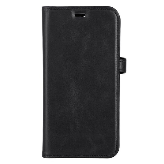 Gear Buffalo Flip Lommebokdeksel i Ekte Skinn med Magnetlås til iPhone 14 Pro Max - Svart