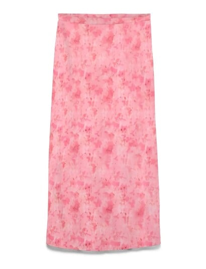 Vero Moda Vmsmilla Nw Long Skirt Wvn - Pink - XS