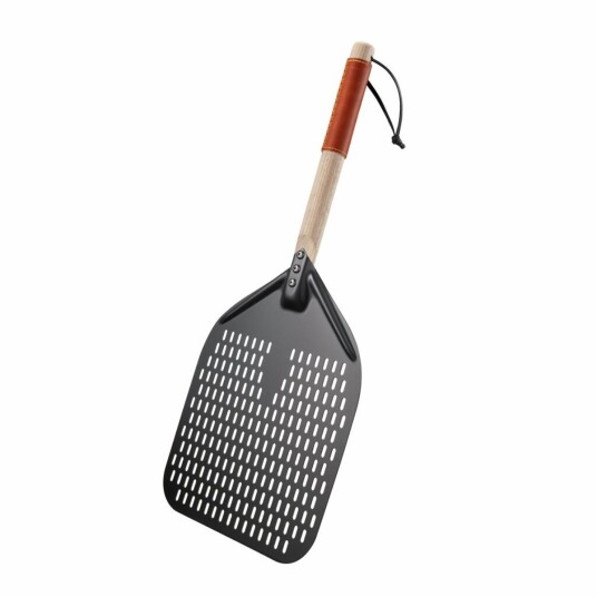 Sabor Napo pizzaspade 70x30 cm gun metal/natur