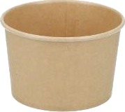 Papbæger Verive Soup To Go 240 Ml /8 Oz Ø96 X 58 Mm Pap/Pla Brun Kraft,20 Ps X 50 Stk/Krt
