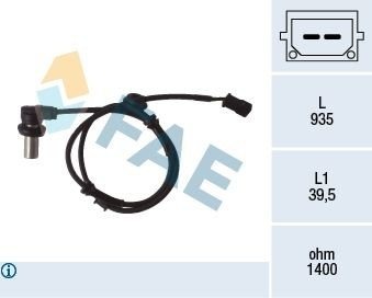 FAE 78071 Sensor ABS FAE 78071 Sensor ABS