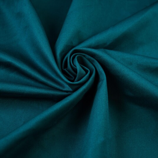 Twill bomull Petrol, uten elastan Twill bomull Petrol, uten elastan