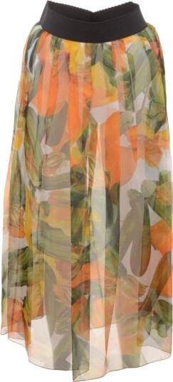 Dolce & Gabbana Dame Skjørt Flerfarget 5XL,