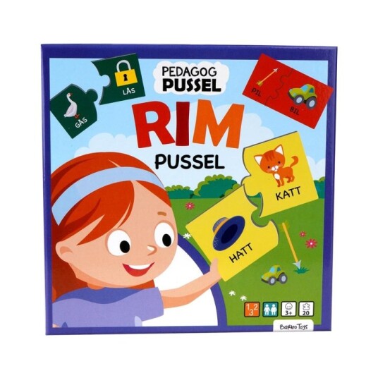 Barbo Toys Barbo Classic Pedagog Spel Rim Pussel SE