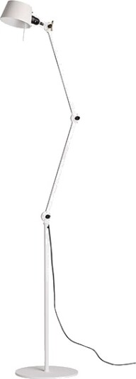 Tonone Bolt Gulvlampe Dobbel Arm Pur Hvit