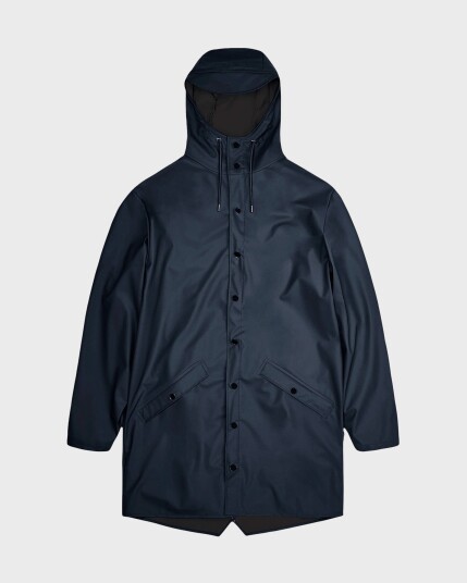 RAINS Long Jacket Navy