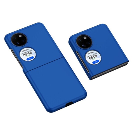 INCOVER Huawei P50 Pocket Hard Plast Deksel m. Gummibelagt Overflate - Blå