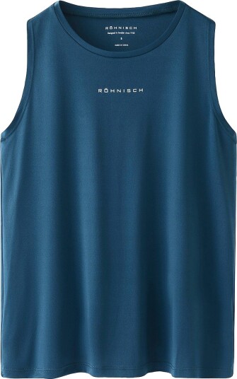 Röhnisch Treningstopp Team Logo Tank Blå