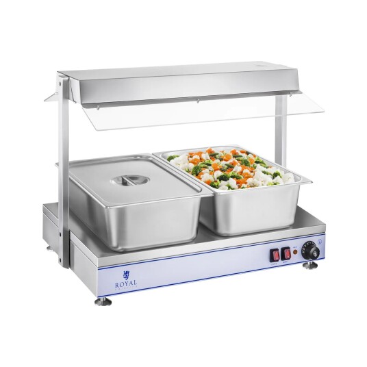 Royal Catering Varmeplate - 2 halogenlamper - 1100 W 10010382 Royal Catering Varmeplate - 2 halogenlamper - 1100 W 10010382