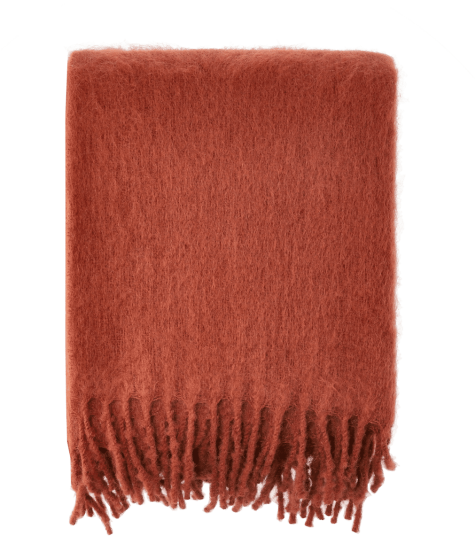 Scandi Living Dune mohair pledd 130x170 cm Sienna
