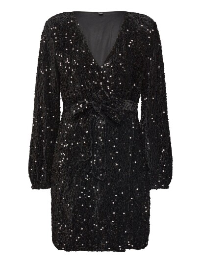 Vero Moda | Vmbella Ls Wrap Short Dress Jrs | S