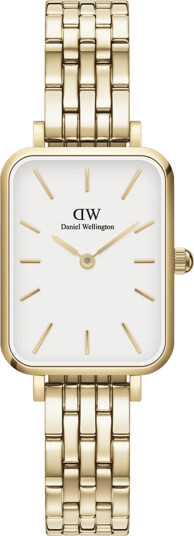 Daniel Wellington DW Klokke Quadro 5-Link Evergold 20x26mm Gold Daniel Wellington DW Klokke Quadro 5-Link Evergold 20x26mm Gold