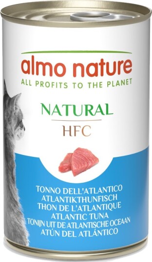 Almo Nature Hfc Våtfôr Natural Tunfisk Fra Atlanterhavet 24 X 140 G