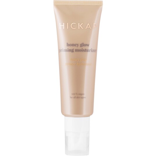 Hickap Honey Glow Fuktighetskrem og Primer 50ml - Vegansk, Dermatologisk Testet Hickap Honey Glow Fuktighetskrem og Primer 50ml - Vegansk, Dermatologisk Testet