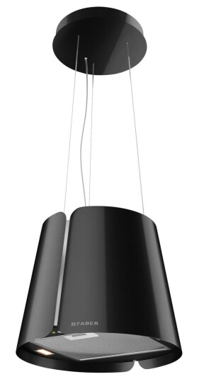Eico Beat BK Ø43 cm Fritthengende Ventilator i Black Gloss med Innebygget Motor