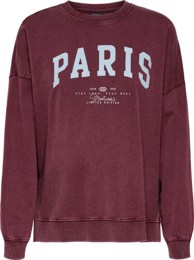 Only Maternity Olmemelie L/S O Neck Sliz Swt Jrs Burgundy S Only Maternity Olmemelie L/S O Neck Sliz Swt Jrs Burgundy S