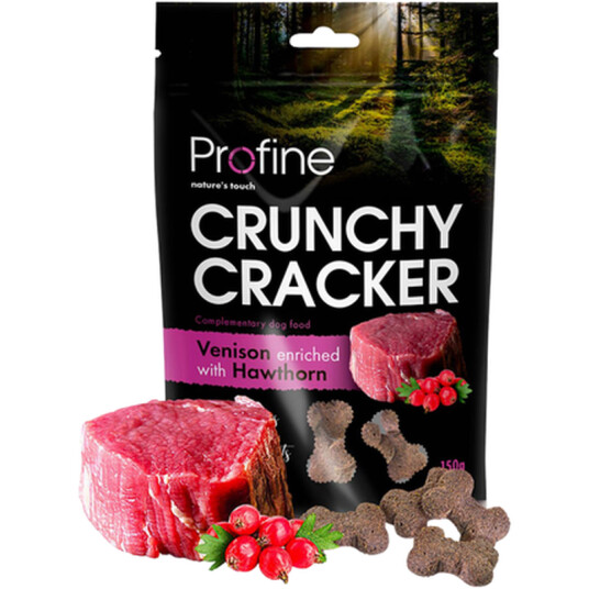 Profine Hundekjeks med Hjortekjøtt Beriket med Hagtorn 150g Profine Hundekjeks med Hjortekjøtt Beriket med Hagtorn 150g