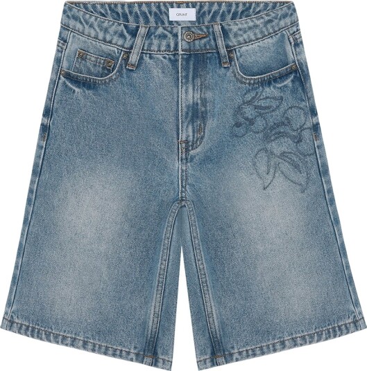 Grunt Shorts Denim GrMille Authentic Blue Grunt 12 år 152 Shorts Blå