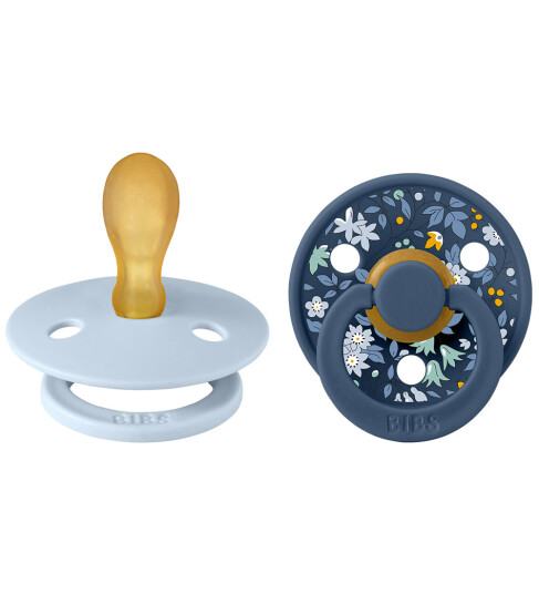 Bibs x Liberty Colour Smokker 2 pack Str. 2 Symmetrisk K 6 18 md Smokk Blå 62 86