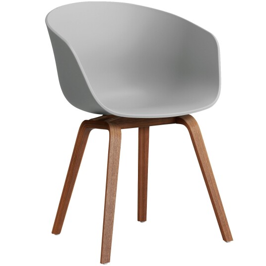 Hay AAC 22 2.0 Lenestol Lakkert Valnøtt / Concrete Grey