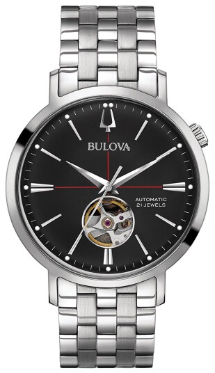 Bulova Herreklokke 96A199 Sort/Stål Ø41 mm Bulova Herreklokke 96A199 Sort/Stål Ø41 mm