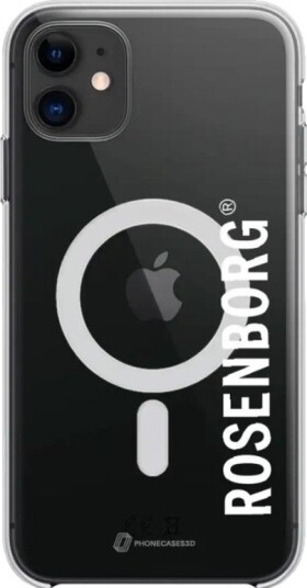 Phonecases3D iPhone 11 RBK Clear case (MagSafe) -mobildeksel, svart