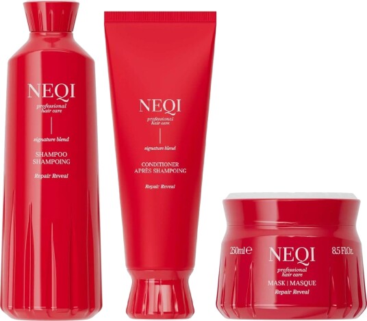 NEQI Repair Reveal Bundle Shampoo 330 ml & Conditioner 250 ml & Mask 2 NEQI Repair Reveal Bundle Shampoo 330 ml & Conditioner 250 ml & Mask 2