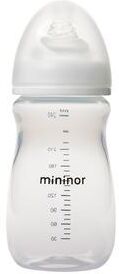 Mininor Wide Neck tåteflaske 0 mnd.+ 240 ml Mininor Wide Neck tåteflaske 0 mnd.+ 240 ml