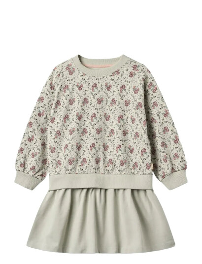 Wheat Sweat Dress L/S Maggie Green 116