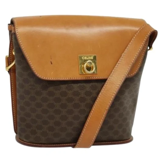 Celine Vintage Dame Brun