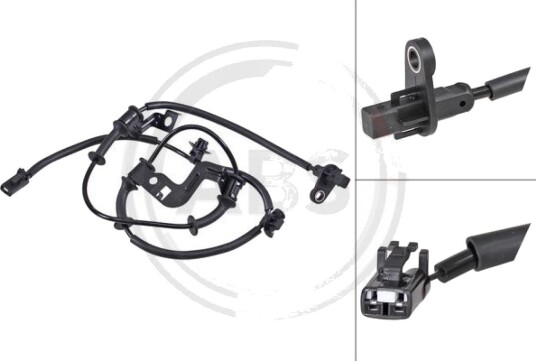 Sensor, ABS A.B.S. 31866