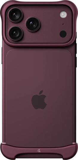 Arc Pulse Deksel i Aluminium til iPhone 18 Pro Matt mørk rød