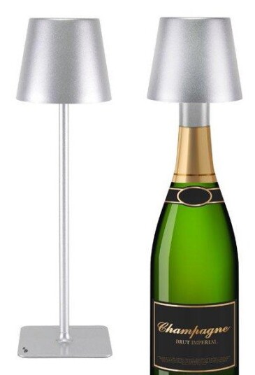 Beper P201UTP117 Bordlampe Genopladelig SÃ¸lv