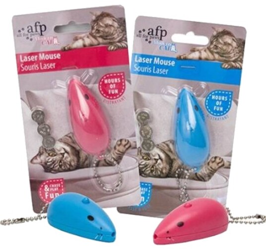 All For Paws MODERN CAT LASERMUS ROSA/BLÅ