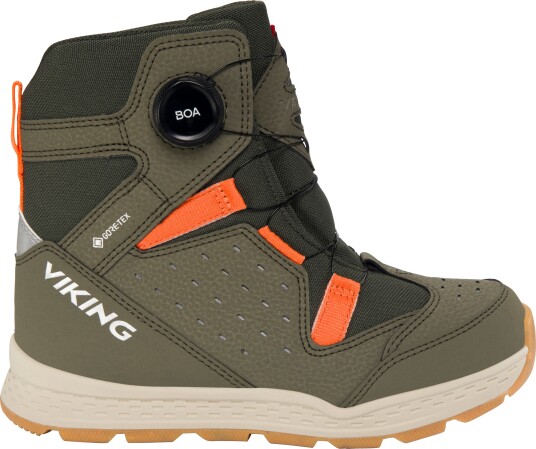 Viking Footwear Kids' Espo Reflex Warm GORE TEX Boa Olive 35 Viking Footwear Kids' Espo Reflex Warm GORE TEX Boa Olive 35