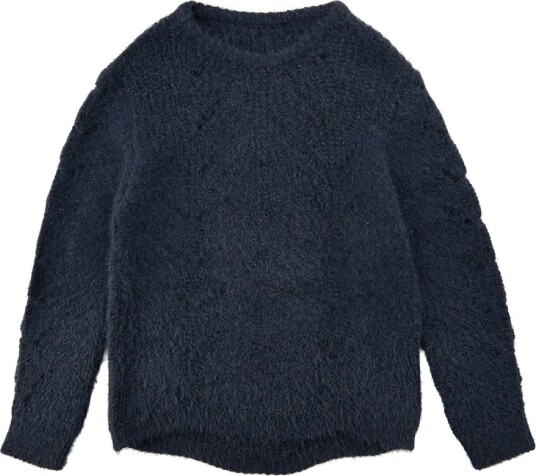 The New Genser Diva Strikk Mood Indigo The New 11 12 år 146 152 Genser Blå