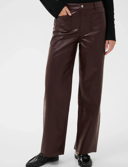 Kaffe Kamikka Pu Jeans Brown 34 Kaffe Kamikka Pu Jeans Brown 34