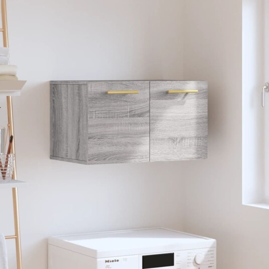Veggskap grå sonoma 60x36,5x35 cm konstruert tre 8720845948511