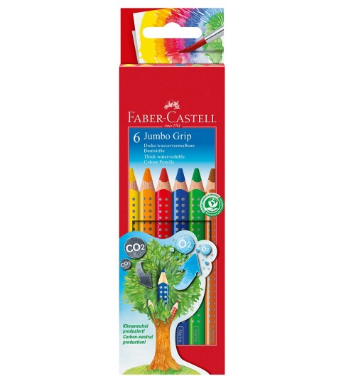 Faber-Castell Pencil Jumbo Grip 6 pcs 110906