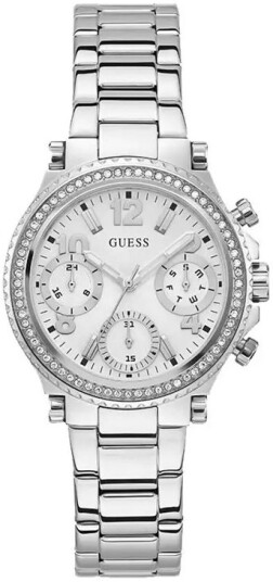 Guess Dameklokke GW0590L1 Cosmic Sølvfarget/Stål Ø36 mm Guess Dameklokke GW0590L1 Cosmic Sølvfarget/Stål Ø36 mm