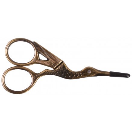 Infinity Hearts Broderisaks Stork Antikk bronse 9,3cm 1 stk Infinity Hearts Broderisaks Stork Antikk bronse 9,3cm 1 stk