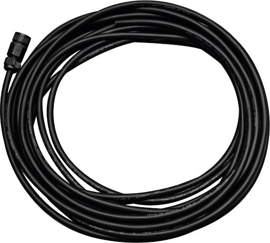 SG Tovdal Ledning 10 m 3x1 Sort med IP68 Kontakt
