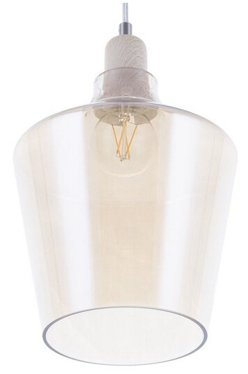 Taklampe Santon 20 cm Transparent