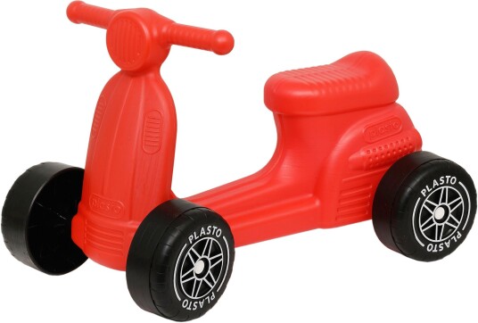 Plasto Scooter med Stille Hjul 50 cm Rød Plasto Scooter med Stille Hjul 50 cm Rød