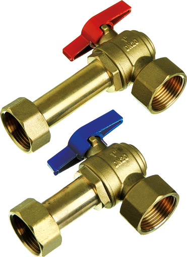 KULEVENTILSETT 1" VINKELBORRING