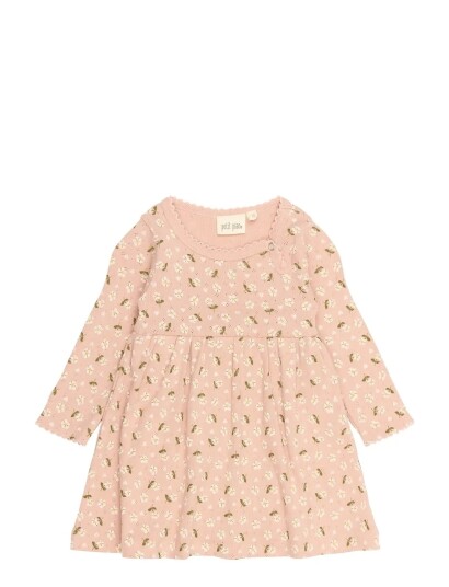 Petit Piao Ppdea L_S Body Dress Fold Nb Pink 50 Petit Piao Ppdea L_S Body Dress Fold Nb Pink 50