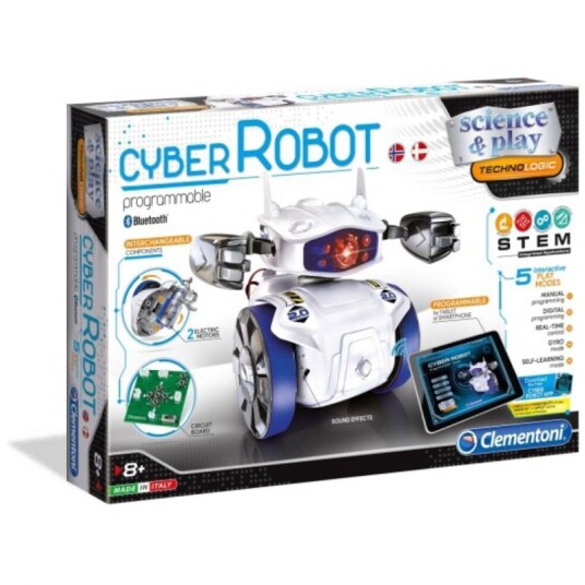 Clementoni Eksperiment Programmerbar Cyber Robot Clementoni Eksperiment Programmerbar Cyber Robot